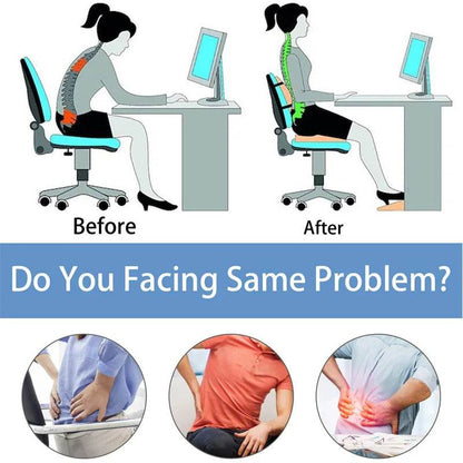 Cushion Slow Rebound Waist Support Set for Comfort Seating