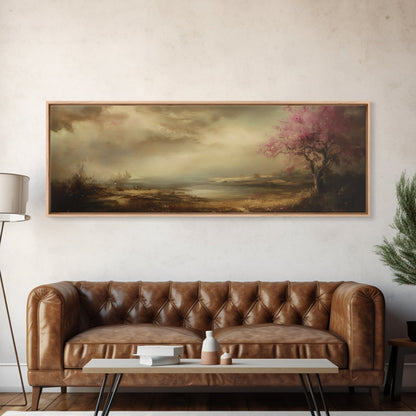 Moody Art Landscape Print, Dark Landscape Painting, Muted Art, Moody Home Decor, Moody Painting, Moody Landscape Wall Art Print