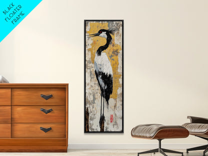 Wild Wolf Canvas Print Rustic Wall Art Tall Skinny Art for Bedroom Farmhouse Decor Animal Art Living Room Wall Art Gift Idea