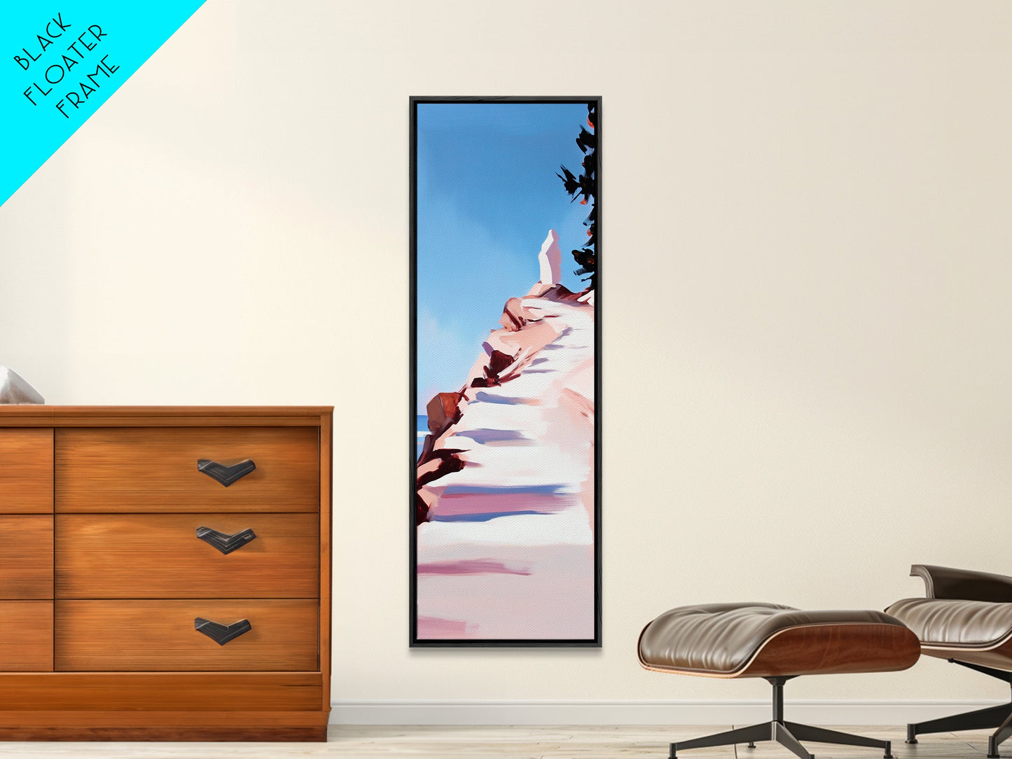 Sunset Cliffs, Beach Landscape, Warm Coastal Decor, Ocean View Art, Living Room Print, Modern Seascape, Canvas Print, Summer Art