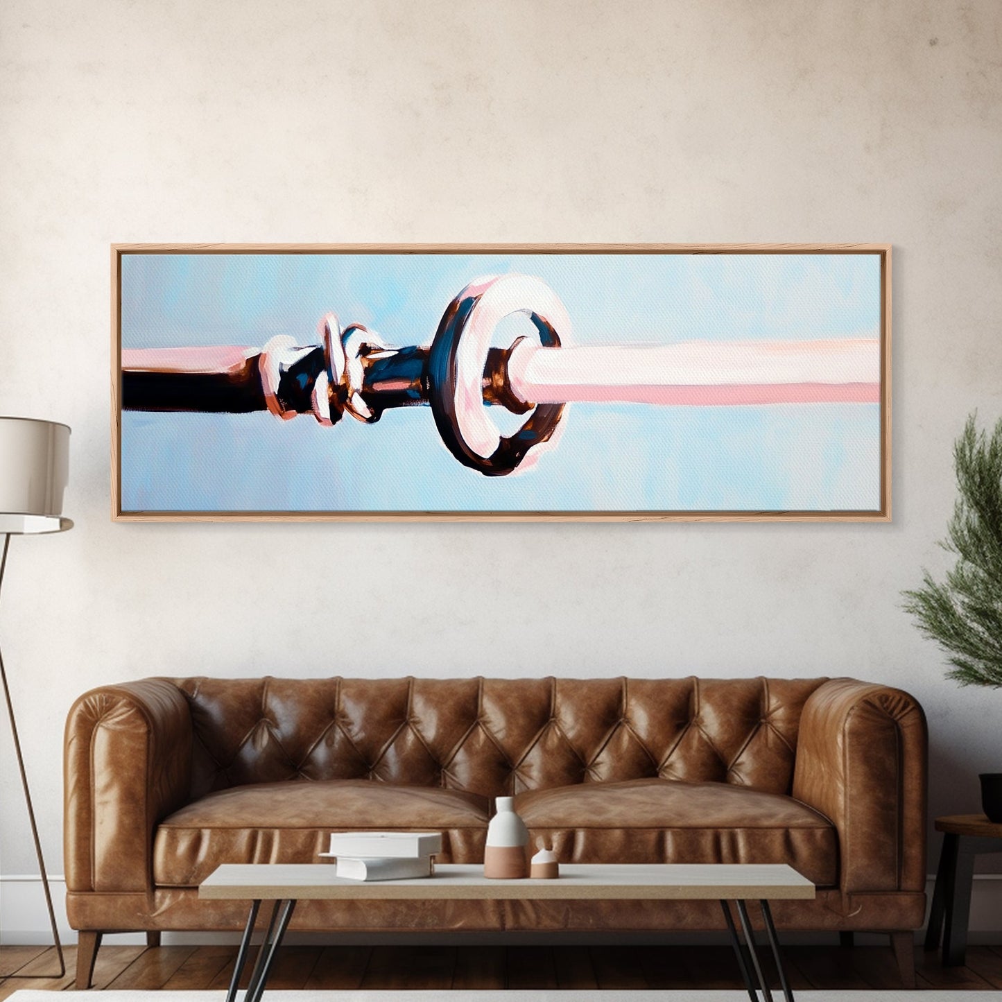 Segelbootknoten, maritimes Thema, Meeresleben, gerahmter Leinwanddruck, Küstenhausdeko, minimalistische Kunst am Meer, Wandkunst fürs Strandhaus