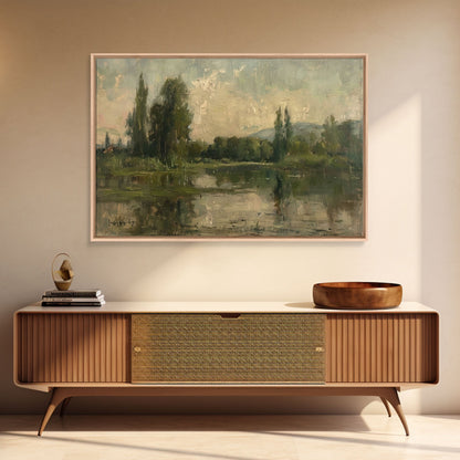 NuevArt Vintage Fine Art Landscape Art Print | Vintage Painting | Wall Art | Large Print | Landscape Painting | Fall Art Print