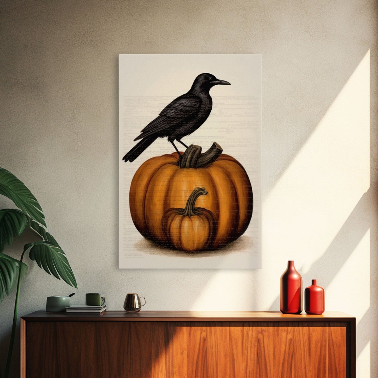 Cherry Blossom Tree, Japanese Wall Print, Watercolor Art, Asian Print, Canvas Print, Wall Art, Vertical Print, Flower Decor, Entryway Prints