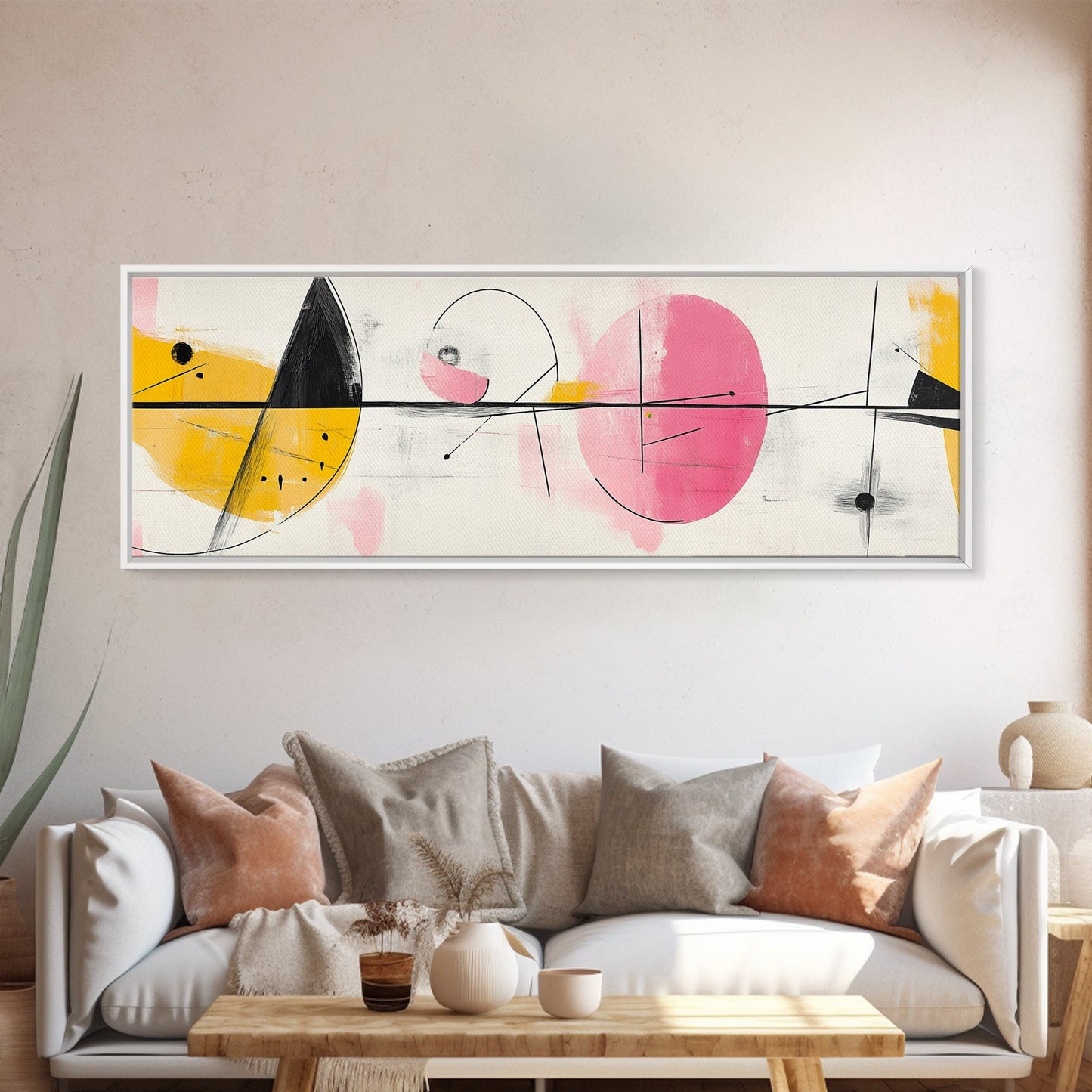 Extra Large Panoramic Abstract Art - Extra Wide Wall Art - Watercolor Fine Art Print - Modern Abstract Art Print - Original Art - Large Wall Art