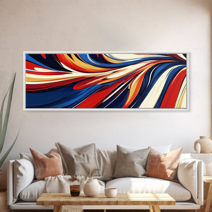 The Spiral - Framed Canvas Print - Midcentury Modern Home Decor