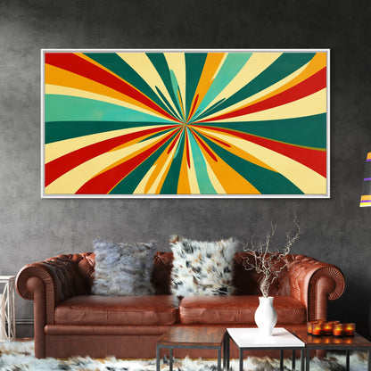 Modern Abstract Mid-Century Wall Art Original Design, Giclee Canvas Print Modern Home Decor, Retro Art