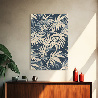 Floral / Botanical Print Wall Art Framed Canvas Print Midcentury Modern Wall Art Home Decor Boho Minimalist Ready To Hang Large Art