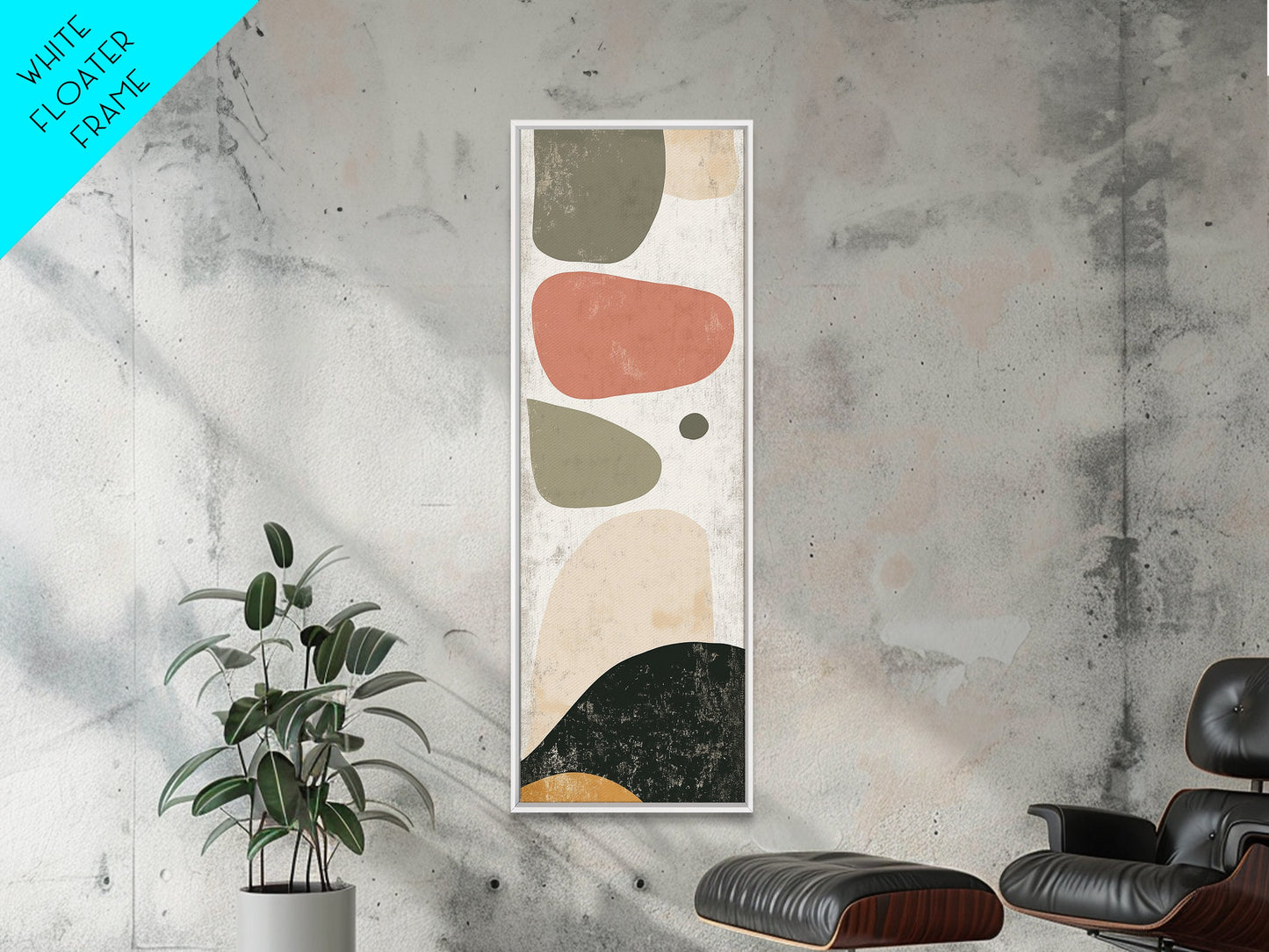 Framed Canvas Print Geometric Abstract Art Minimalist Wall Art Modern Living Room Decor Ideal Boho Art Bedroom Modern Fall Wall Art