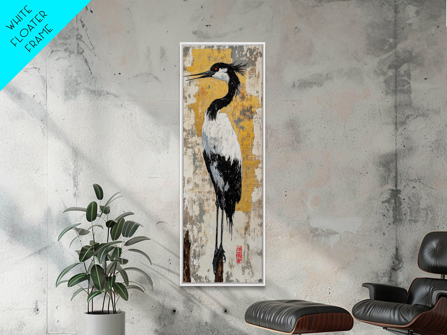Wild Wolf Canvas Print Rustic Wall Art Tall Skinny Art for Bedroom Farmhouse Decor Animal Art Living Room Wall Art Gift Idea