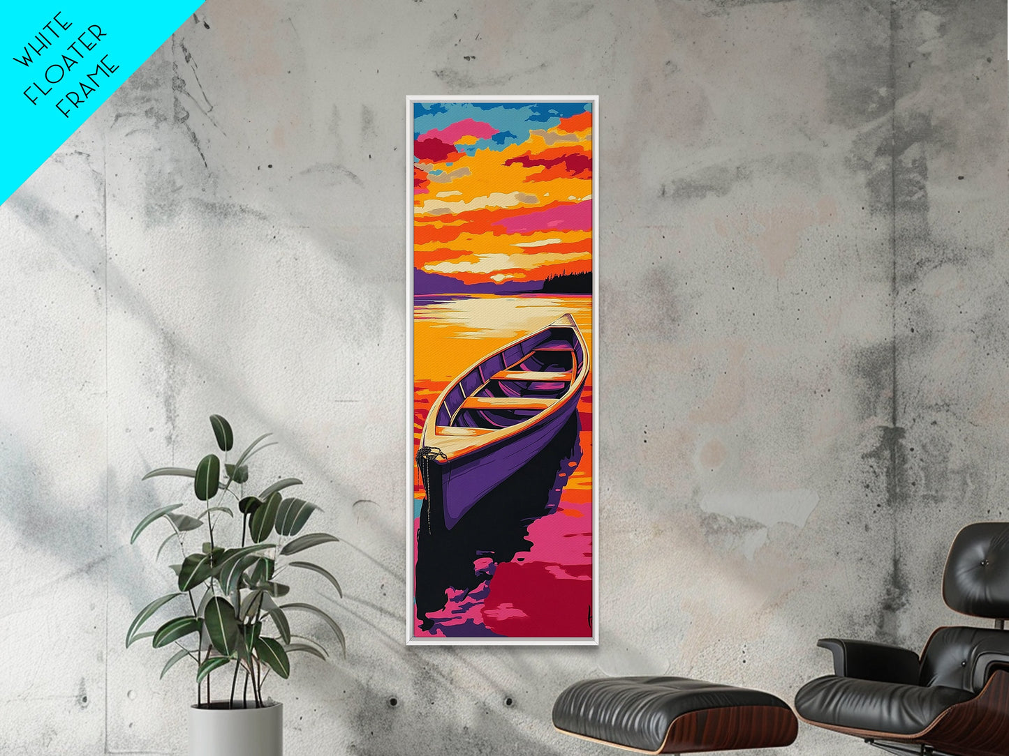 Mountain View, Abstract Wall Art, Sunset Canvas Print, Fall Home Decor, Modern Landscape Painting, Living Room Wall Art