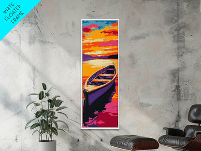 Mountain View, Abstract Wall Art, Sunset Canvas Print, Fall Home Decor, Modern Landscape Painting, Living Room Wall Art