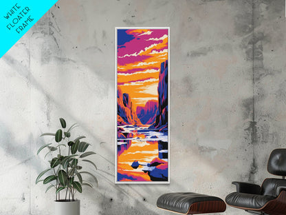 Ocean Wave, Surfing Art, Coastal Wall Decor, Beach Vibes, Canvas Print, Nautical Home Decor, Bedroom Wall Art