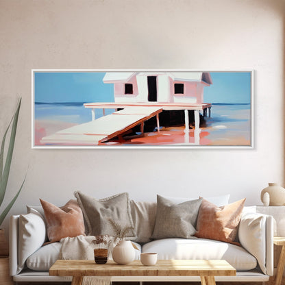 Elegante Silhouette, romantische Wandkunst, feminine Ästhetik, minimalistische Kunst, gerahmter Leinwanddruck, Schlafzimmerdekoration, Kunstwerk in zarten Pastellfarben