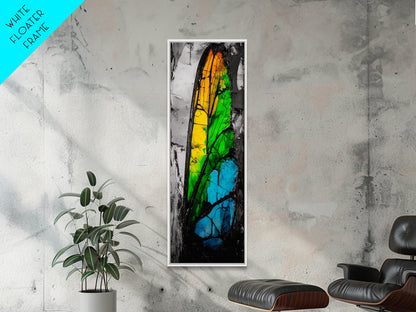 Butterfly Wing, Nature Inspired Art, Boho Home Decor, Canvas Print, Modern Insect Painting, Vibrant Wall Art, Bedroom Artwork