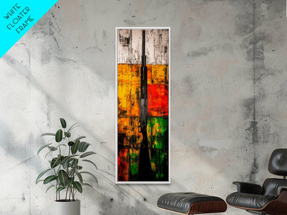 Shotgun Painting, Rustic Hunting, Framed Canvas Print, Man Cave Wall Art, Western Decor, Cabin Artwork, Bold Statement Piece