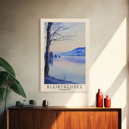 Bleibtreusee, Germany Watercolor Beach Print, Vacation Gift, Germany Wall Art, Beach Painting, Beach Decor, Beach Painting