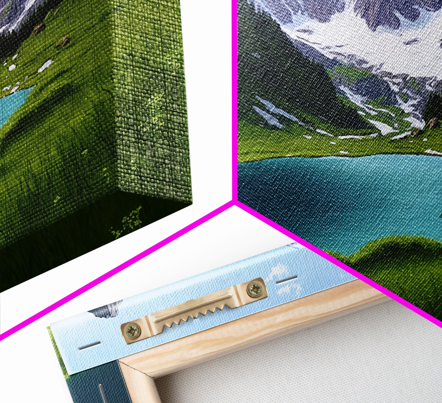 Calm and Serene Landscape Painting, Framed Canvas  Print, Canvas Art, Framed wall decor, living room wall art