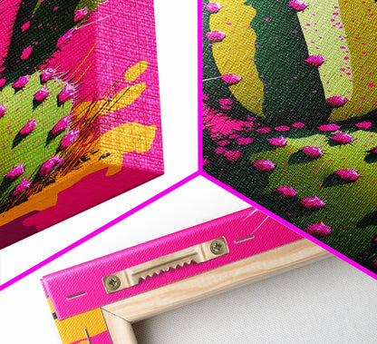 Cactus Print - Cactus Wall Art - Cactus Decor - Modern Desert Print - Southwestern Decor - Cactus Decor -  Bright Wall Art - Pop Art Style