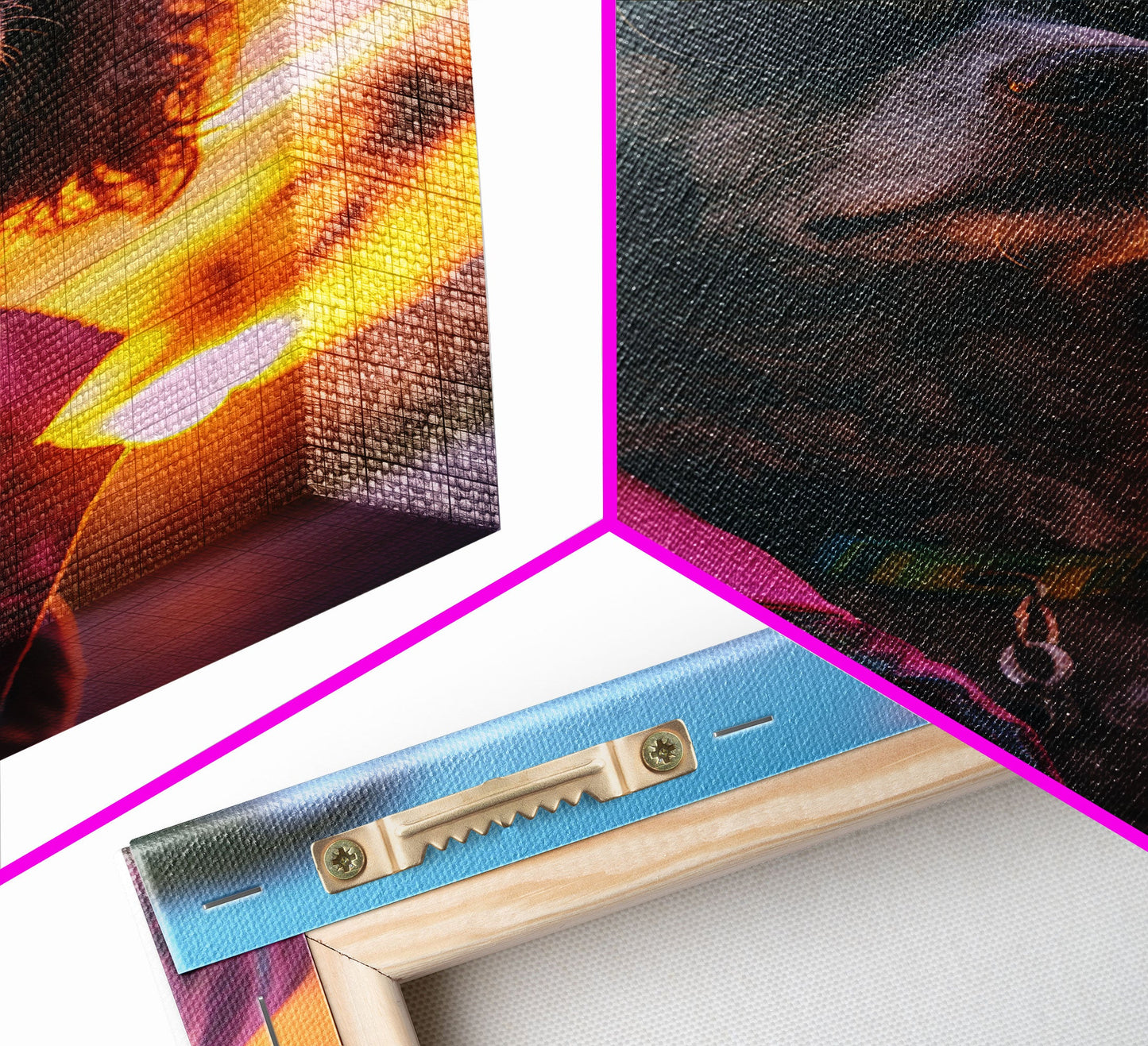 Dachshund Wall Print, Dog Wall Art, Dog Sunglasses, Dog In Pink Suit, Funny Art, Framed Wall Art, Framed Canvas, Wall Print, Wall Canvas