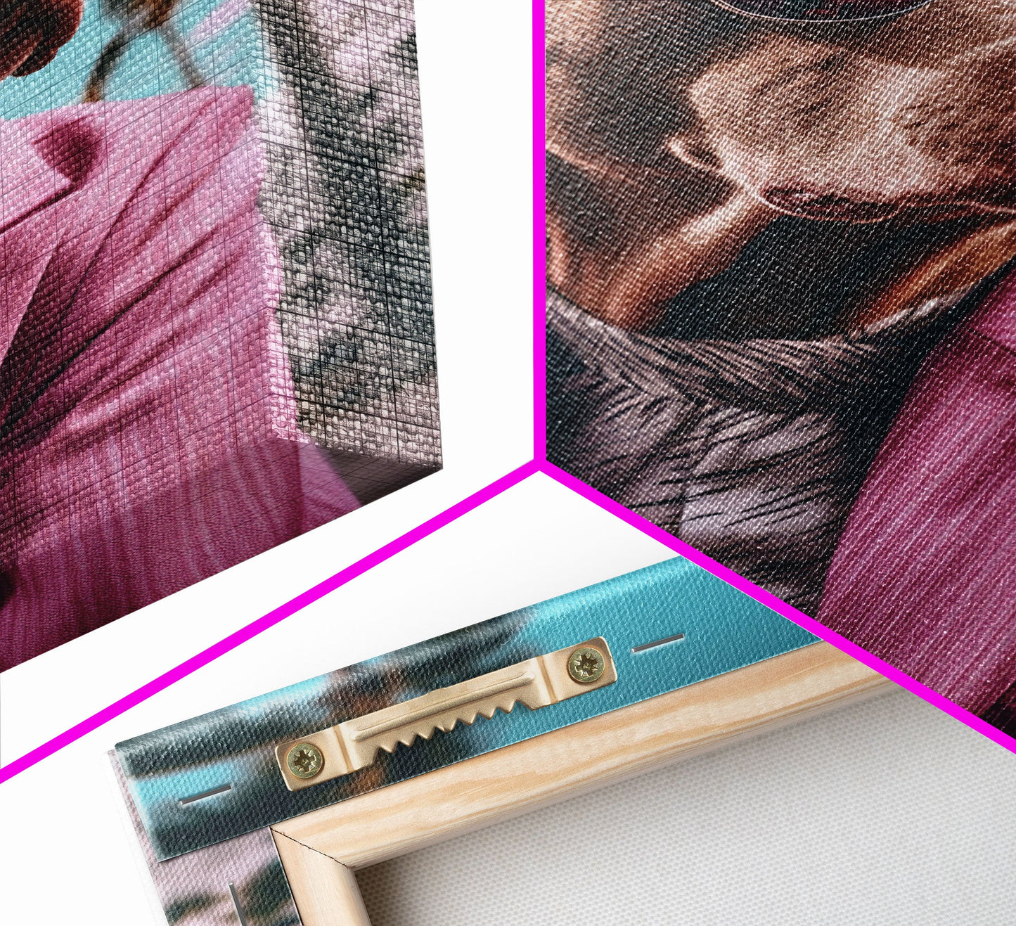 Labrador In Pink Suit Sunglasses Wall Print, Dog Art, Dog Portrait, Dog Art Print, Framed Wall Art, Framed Canvas, Wall Print, Wall Canvas