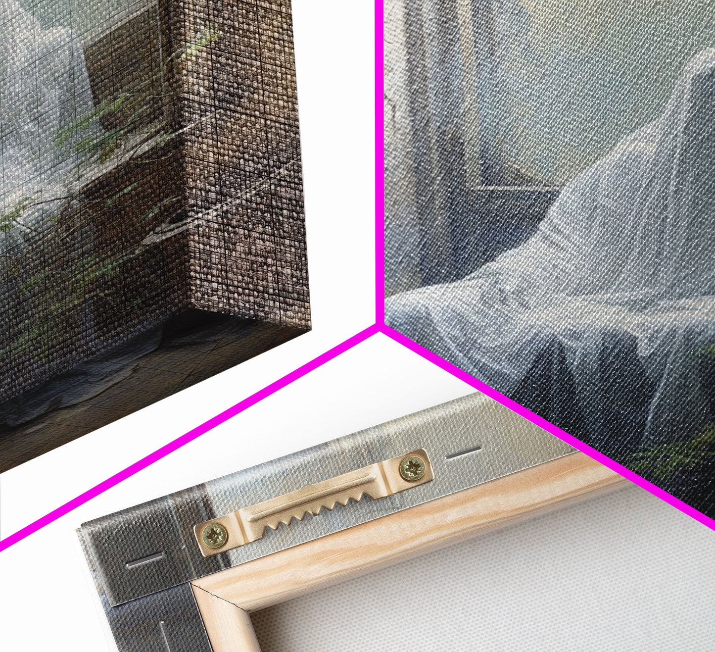 The Haunting, Ghost In The Window, Halloween Decor, Framed Canvas Print