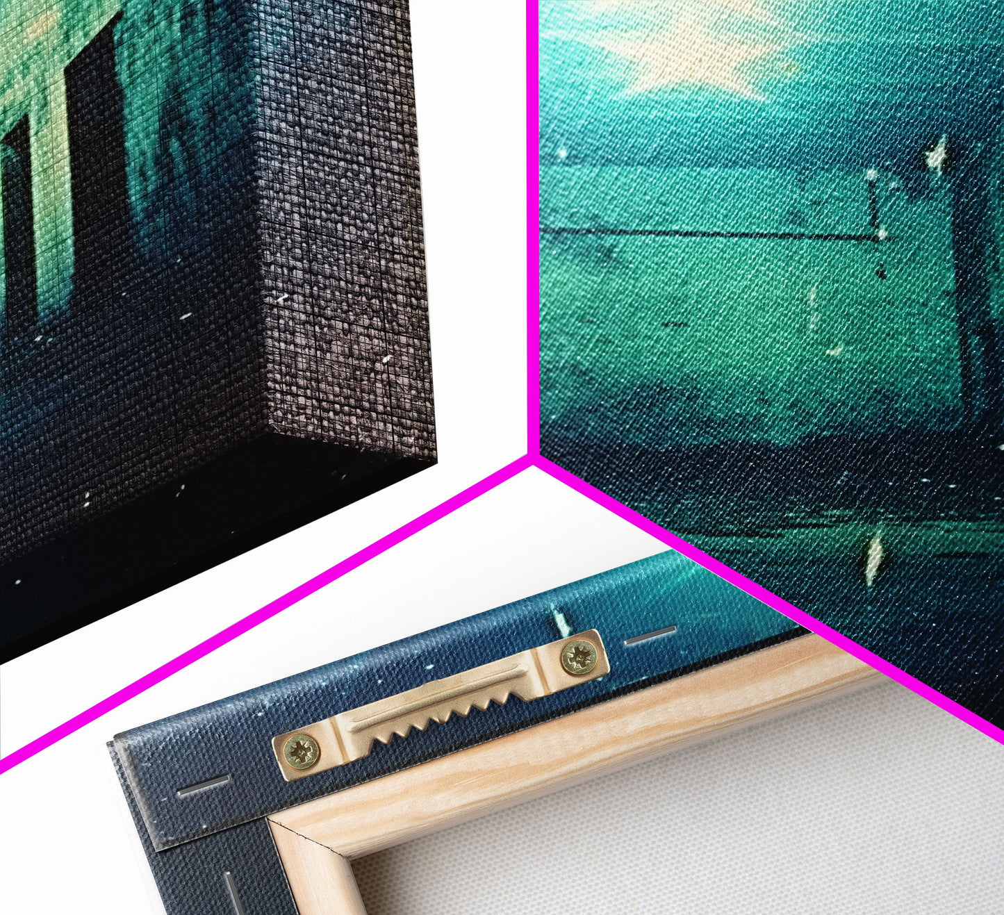 Abandoned Building, Spooky Art Print, Horror Home Decor, Canvas Print, Wall Hanging, Portrait Art, Anniversary Gift, Tiny House Decor