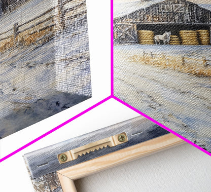 Fall Decor, Barn Amongst The Falling Leaves, Farmhouse Decor, Fall Art, Autumn Decor, Thanksgiving Seasonal Wall Art