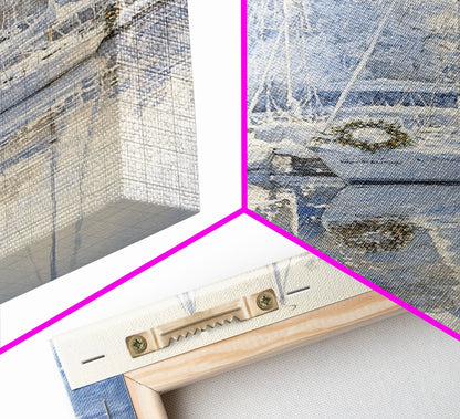 Nautical Christmas Decor, Sailboats On A Frozen Lake, 2024 Christmas Decor, Boho Christmas Decor, Christmas Mantle Decor