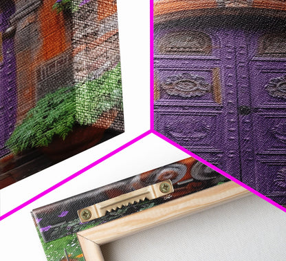 Change34 Architecture Print, 19th Century Architecture Photography, Mexico City Wall Art, Wood Framed Canvas Print