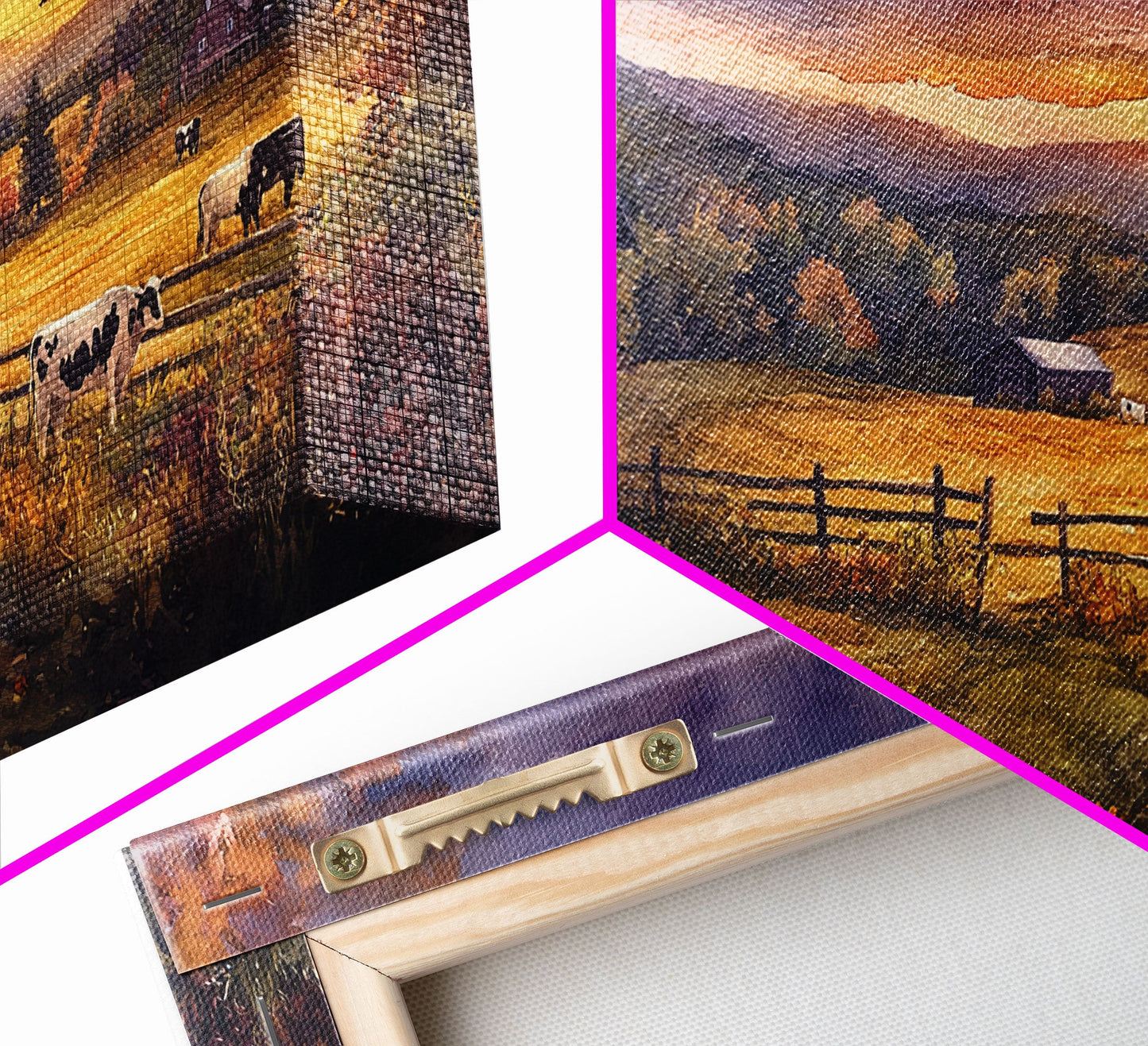 Christmas decor farmhouse, canvas print, Christmas home decor, extra large Christmas decor, rustic Christmas art, holiday wall art