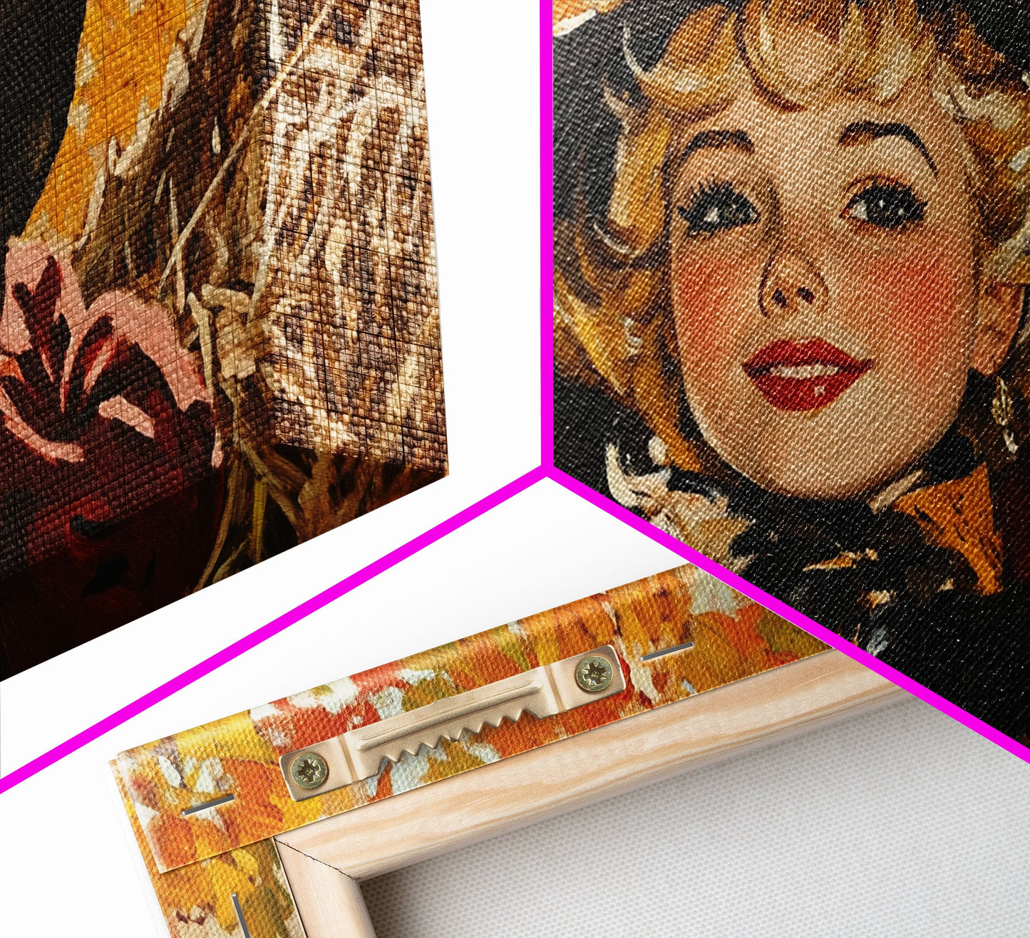 Cute Fall Cowgirl Amongst The Autumn Leaves, Gift or Autumn Decor, Perfect Addition to Home and Office Interiors