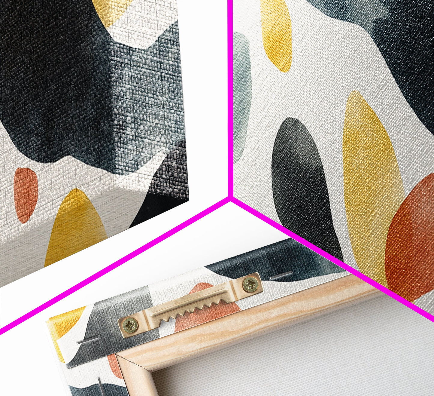 Cheetah Art Print - Animal Art - Framed Canvas Print - Animal Art - Unique Gift - Guy Gift - Panoramic Extra Wide Office Wall Art, Living Room Decor