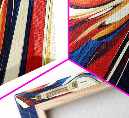 The Spiral - Framed Canvas Print - Midcentury Modern Home Decor