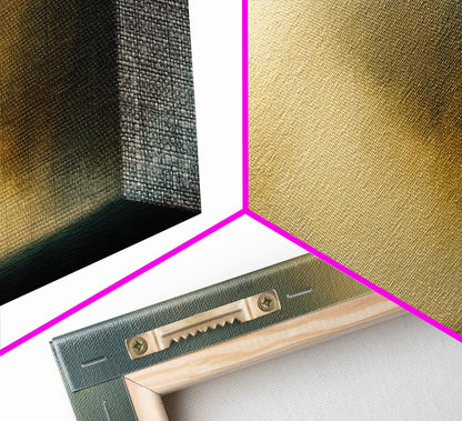 The Storm Rolls In - Framed Canvas Print - Dark and Moody Home Decor - Wood Framed Boho Style Wall Art