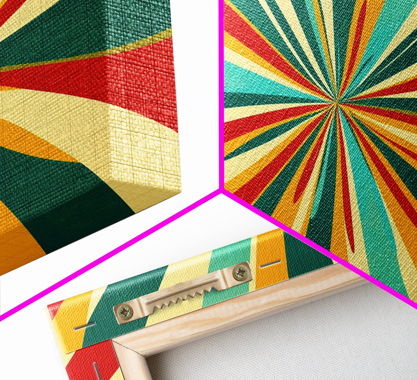 Modern Abstract Mid-Century Wall Art Original Design, Giclee Canvas Print Modern Home Decor, Retro Art