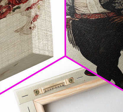 Spanish Toreador Framed Canvas Print, Impressionist Wall Art, Mexicano Wall Art, Spanish Decor, Spanish Wall Art, Cultural Decor