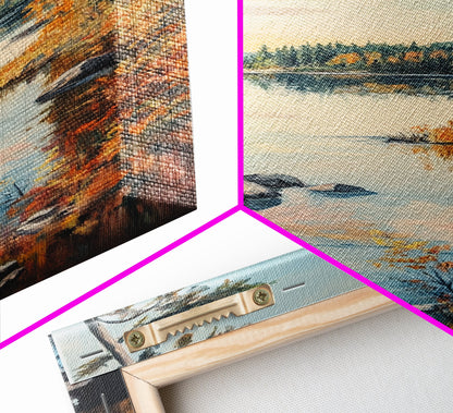 Acadia National Park Oil Painting Print, Maine Oil Painting, Nautical Coastal Decor, National Park Art, Landscape Painting, Cabin Decor