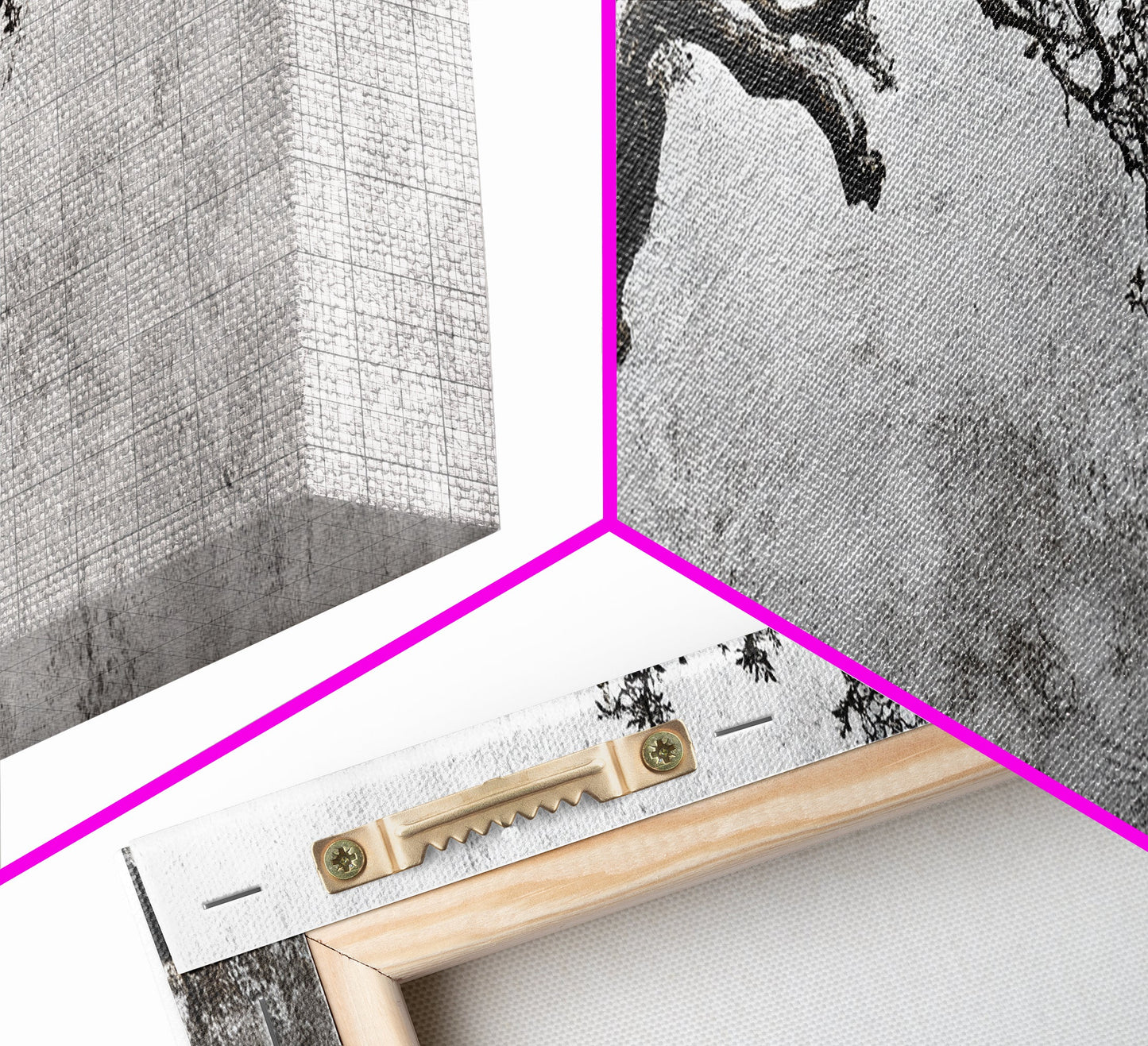 Black and White Bonzai Tree Framed Canvas Print, Wabi Sabi Japanese Style Home Decor, Minimalist Art, Moody Decor, Moody Art