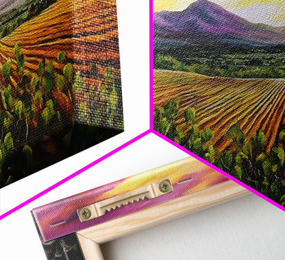 Farmhouse Wall Art Framed Canvas Print - Mexicano Art - Chicano Art - Oil Painting Print of a Tejano Farmer - Arte Mexicano