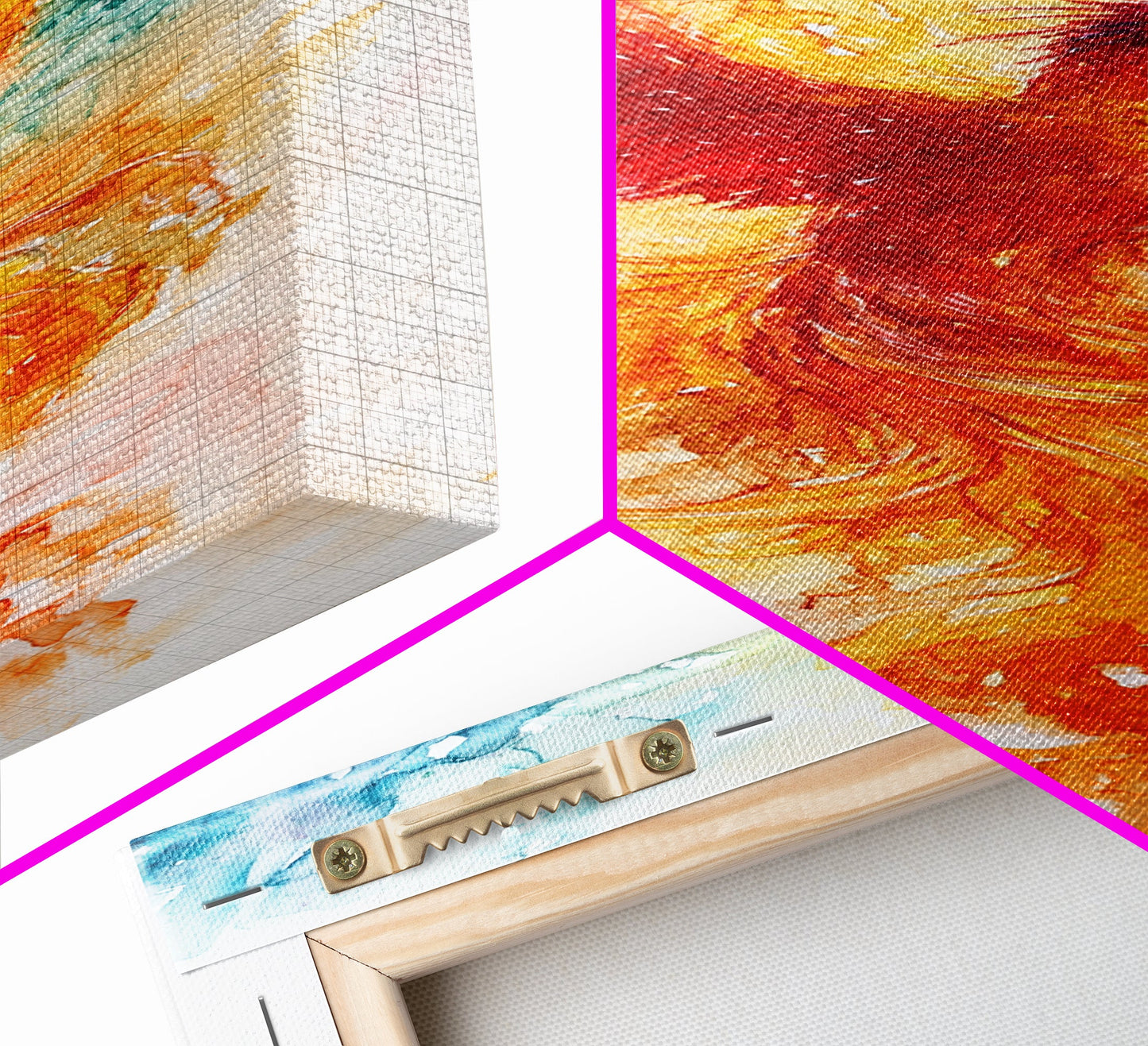 Ethereal Phoenix Rising from the Ashes in Subtle Pastel Shades – Mystical Bird Canvas Print, Ideal Wall Art for Calm and Cozy Spaces