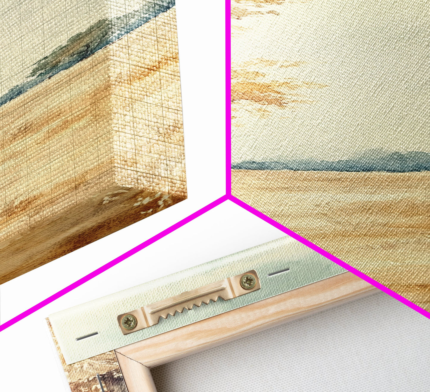 Framed Canvas Print of Oak Tree Art with Golden Autumn Leaves, Tall Skinny Art, Extra Wide Rustic Wall Art, Nature Gift Idea, Above Couch Decor