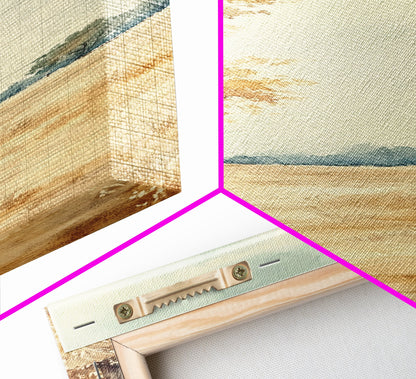 Framed Canvas Print of Oak Tree Art with Golden Autumn Leaves, Tall Skinny Art, Extra Wide Rustic Wall Art, Nature Gift Idea, Above Couch Decor