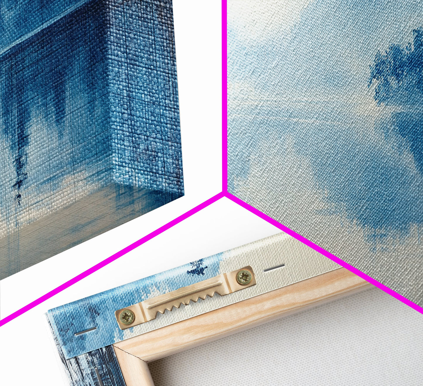 Serene Blue Lake Landscape Canvas Print, Pine Tree Art, Smoky Mountain Art, Coastal Landscape Art, Bedroom Art, Gift Idea For Him