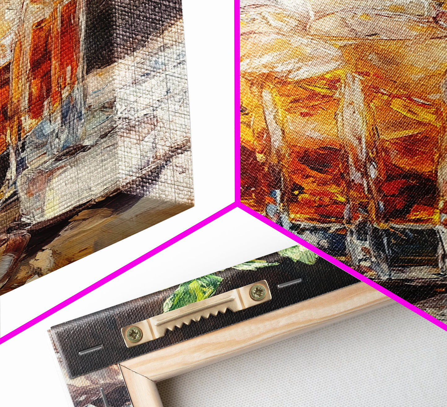 Lemon Whiskey Drink Canvas Print | Bar Kitchen Wall Art | Decor Martini Painting | Living Room Gift Idea for Him Art Print