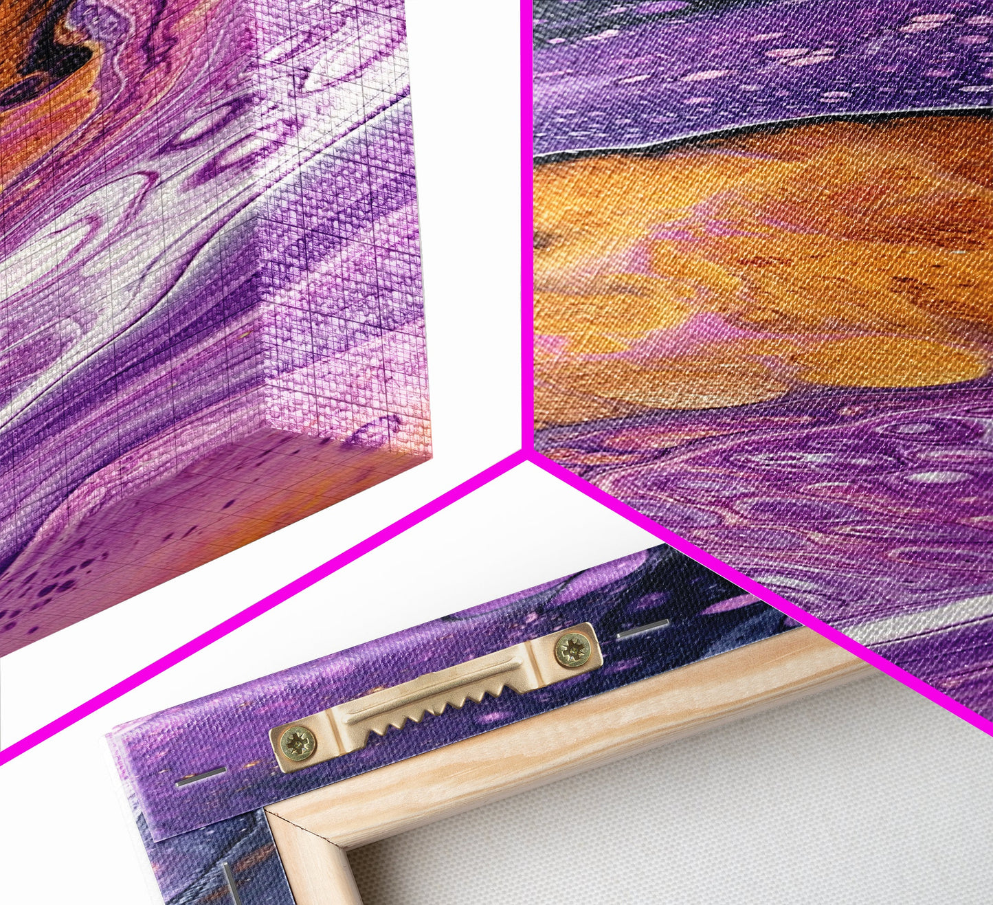 Abstract Purple Swirl, moody art, pink abstract art, sacred geometry wall art, therapy art, framed canvas print, living room art