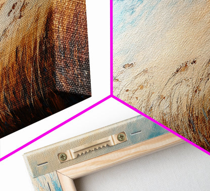 Coastal Wind, Beach Grass Painting, Coastal Cowgirl Wall Art, Nautical Decor, Wabi Sabi Art, Minimalist Art, Canvas Print, Extra Wide Art