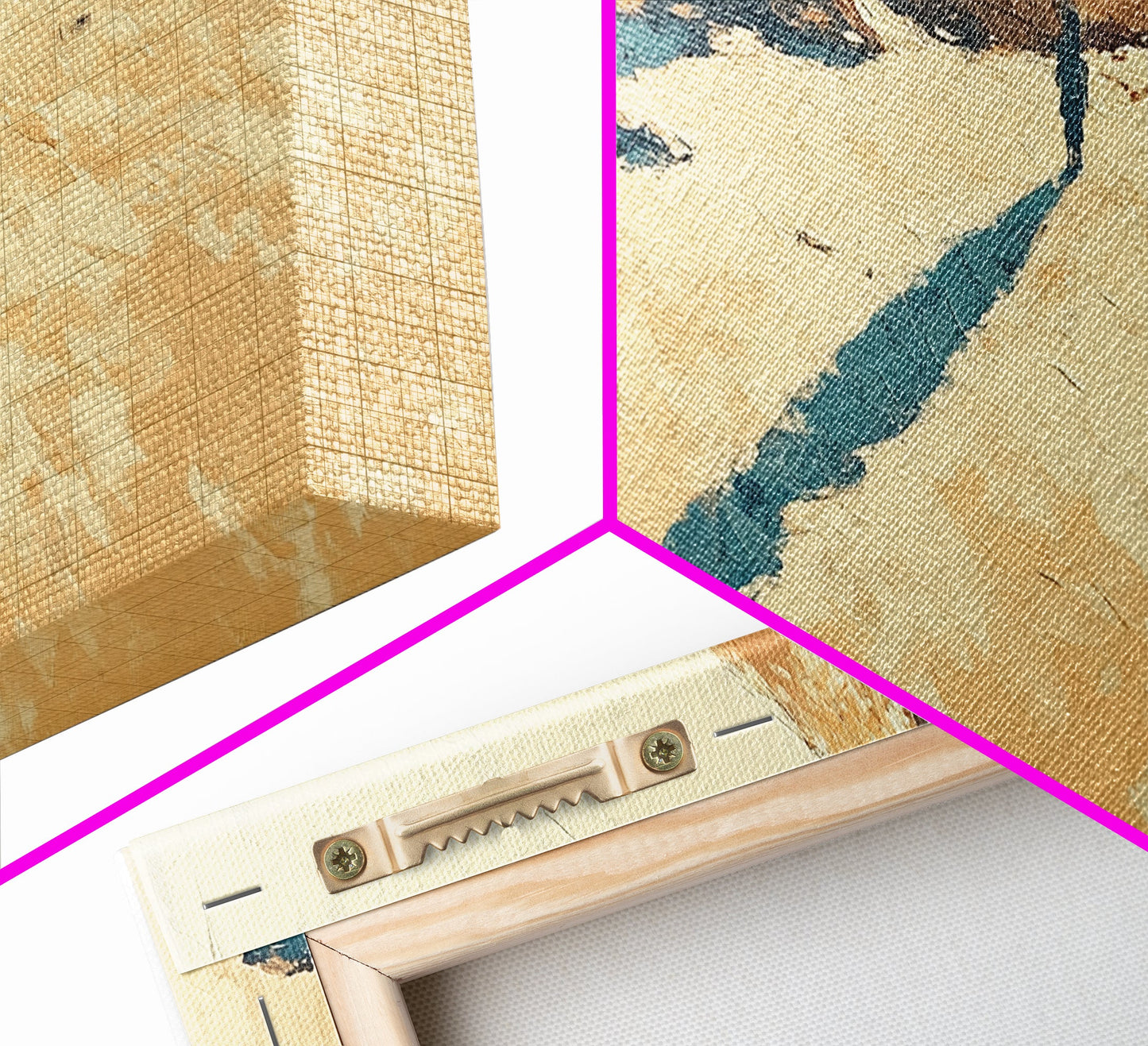 Lone Beach Wanderer, Framed Canvas Print, landscape painting, moody art, wabi sabi wall art, extra wide art, above bed wall art