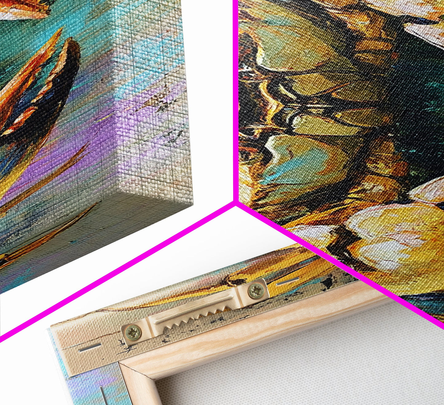 Krabbenbild, Küstendeko, Maritime Wandkunst, Rustikale Kunst, Gerahmter Leinwanddruck, Meereskunst, Strandhauskunst, Kunst mit Meeresmotiven