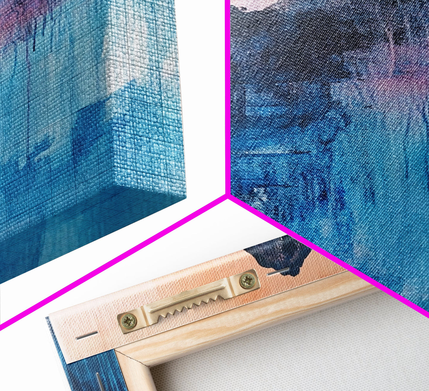 Mystic Peak, Smoky Mountain Art, Landscape Painting, Moody Art, Mountain Painting, Canvas Print, Rustic Decor, Bedroom Art