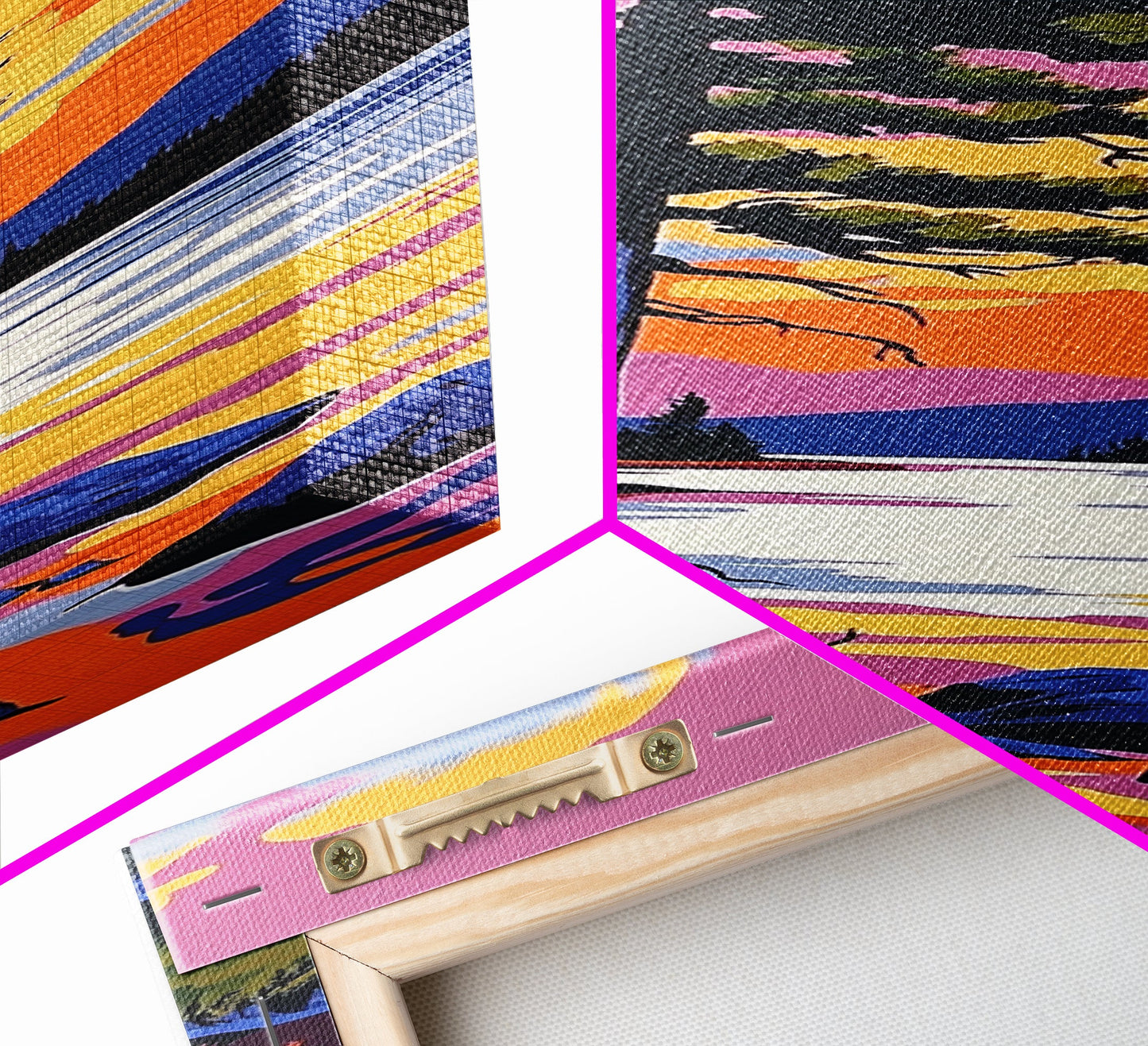 Solitary Pine Tree, Wilderness Art, Scenic Lake View, Outdoor Adventure Canvas Print, Sunset Landscape, Mountain Inspired